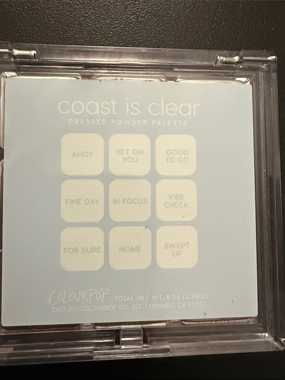 ColourPop - Coast is Clear - Neutral Pink & Brown eyeshadow palette
